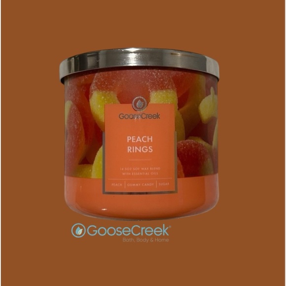 GooseCreek Other - GooseCreek Peach Rings Scented Candle